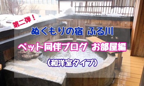 ペットと泊まれる宿 北海道 定山渓 ふる川 ペット同伴ブログ ペットルーム 和洋室305号室 編 ゆったり旅行ブログ